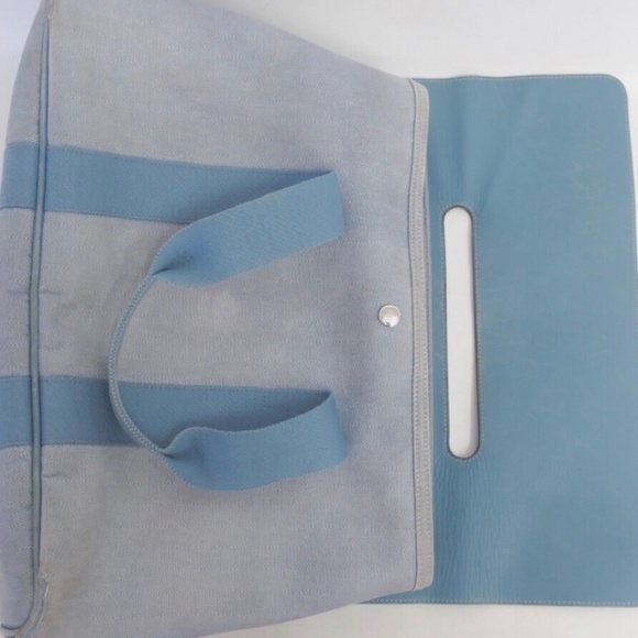 Hermes Valparaiso Toile Handbag Authentic - Picture 3 of 7